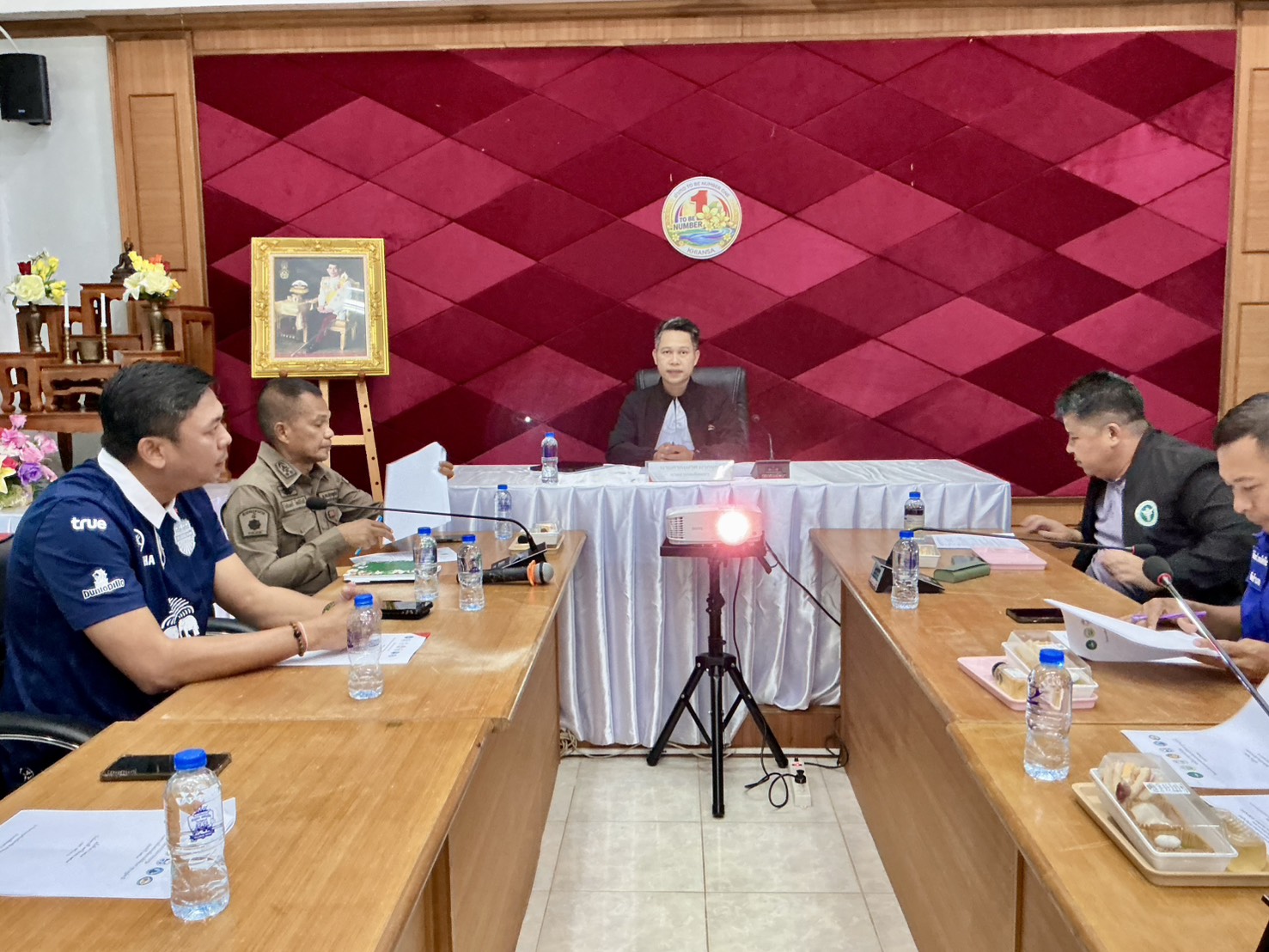 ประชุม “หารือมาตรการรักษาความปลอดภัยและด้านอื่นๆเพิ่มเติม ในการจัดงาน จันทน์กะพ้อบานที่เคียนซา ประจำปี 2569 “