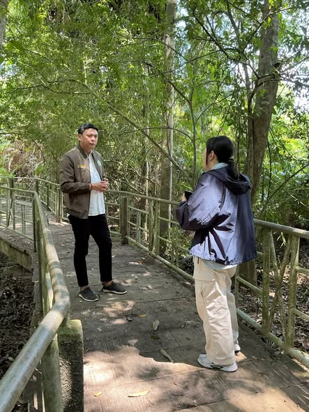 ลงพื้นที่สำรวจและเก็บข้อมูล (หัวแหลม) พื้นที่สวนน้ำจันทน์กะพ้อและสะพานข้ามสวนน้ำจันทน์กะพ้อ
